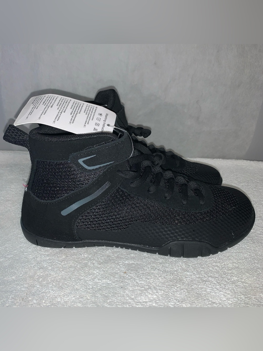 SISTTKE (BLACK ) WRESTLING/BOXING SHOES EU Size 39 Or US Mens 6.5/Womens 8.5